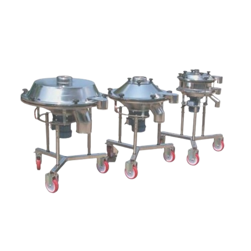 Vibrating tumbler screener for dry and wet screening