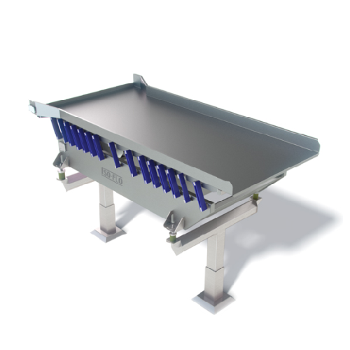 Feed conveyors for efficient product presentation
