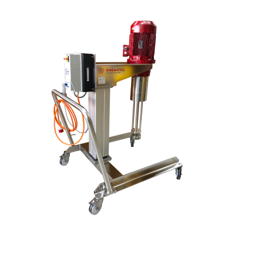 Easyclean design disperser for batch processing
