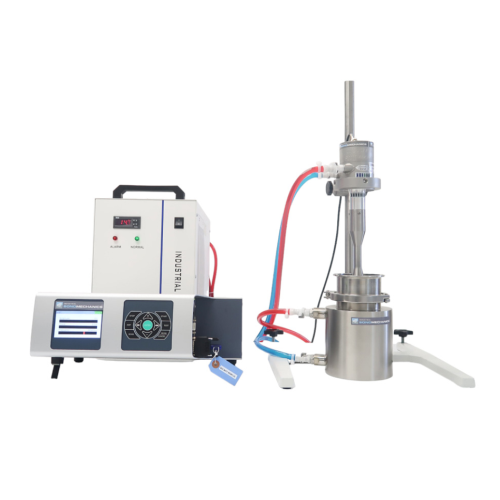 Ultrasonic liquid processor for medium-scale production