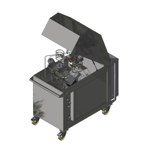 High pressure homogenizer for pharma applications
