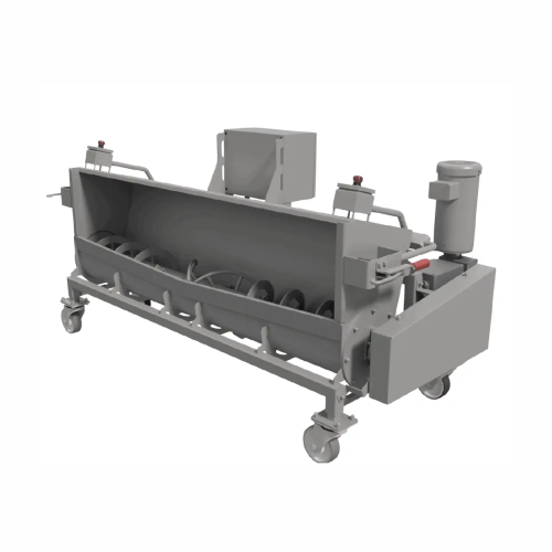 Curd unloader for dairy production