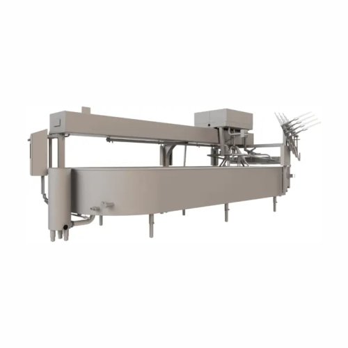 Curd table for cheese production