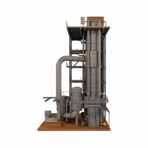 Milk product evaporator for high solids concentration