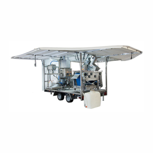 Mobile juice processing units