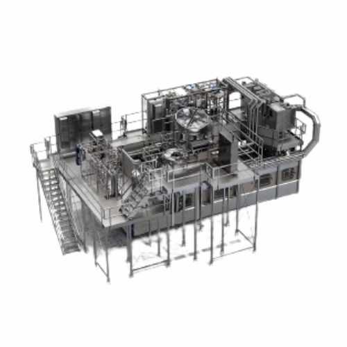 Aseptic bottle sterilisation system for Pet containers