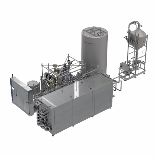 Flash pasteuriser for juice production