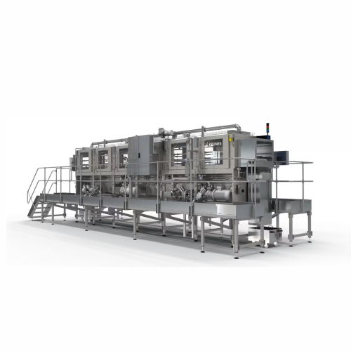 Crate washer with adaptive jetting units