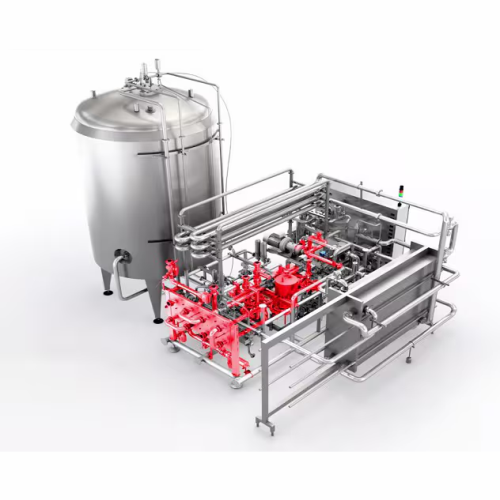 Flash pasteuriser for beer