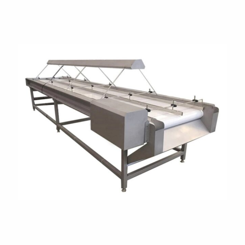 Inspection table for vegetables and fruits