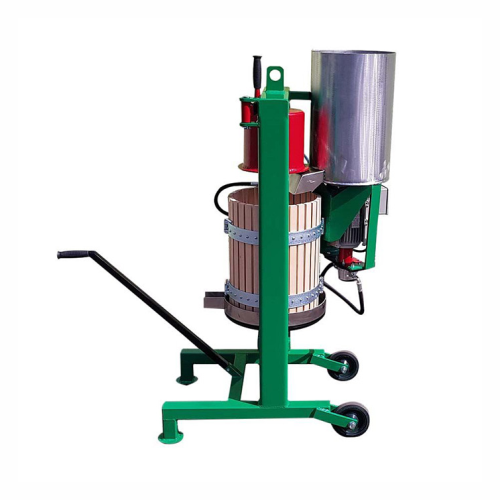Hydraulic juice press for fruit and vegetables