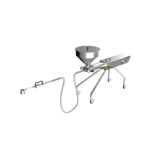 Volumetric filler for packaging liquids and semi-solids