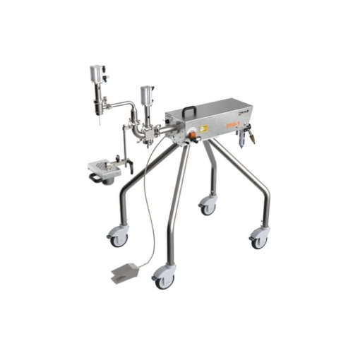 Volumetric filling system for cosmetic products