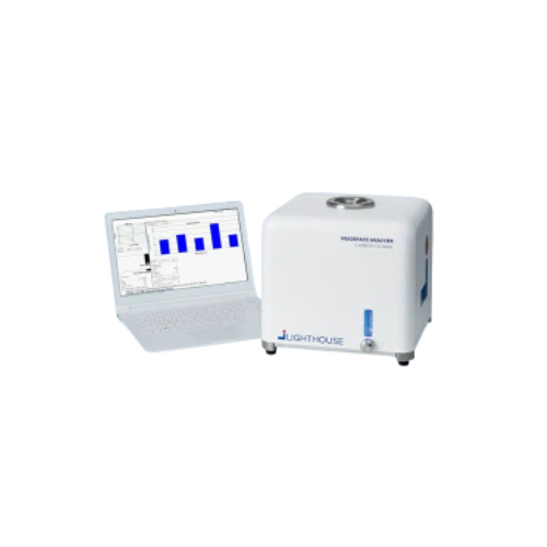 Carbon dioxide headspace analyzer for parenteral containers