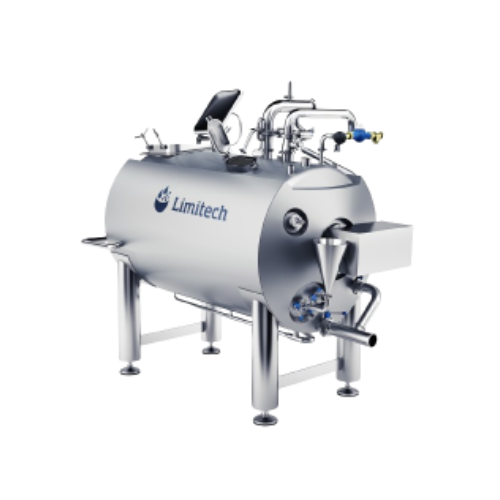 Emulsifying and blending system for liquid and semi-liquid food products