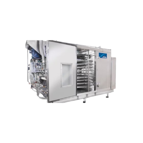 Cryogenic tunnel freezer for continuous food processing