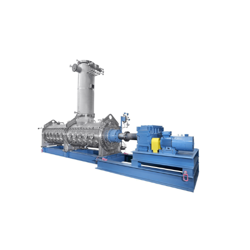 Continuous granulation dryer for chemical and polysaccharide applications