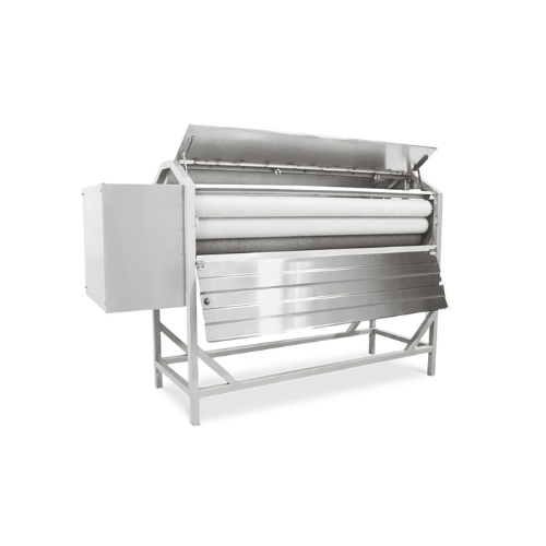 Root crop peeler and scrubber