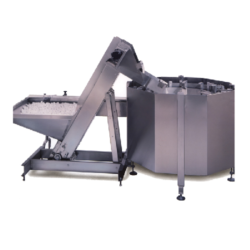 Centrifugal bowl feeder for high-speed bulk item feeding