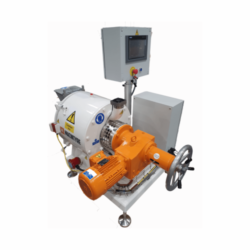 Laboratory refiner/conche for chocolate processing