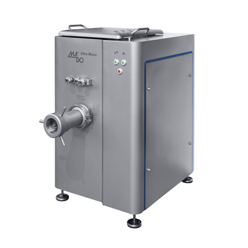 Automatic mixer grinder for industrial meat processing