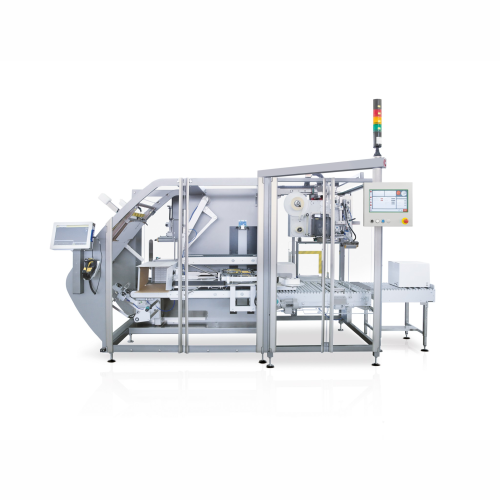 Automatic case packing solution for cosmetic products