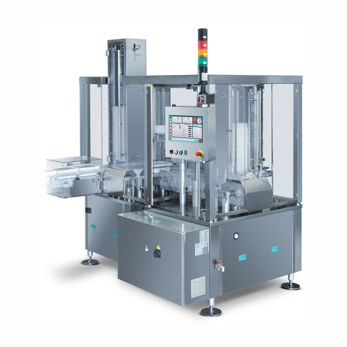 Automatic syringe de-nesting solution