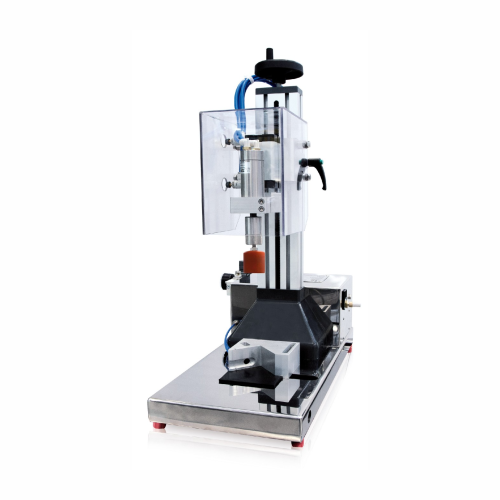 Semi-automatic screw capper for bottles and jars