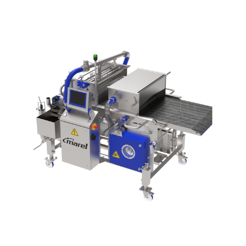 Batter applicator for plant-based products
