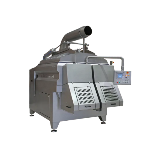 Vacuum mixer for fresh and frozen ground meat