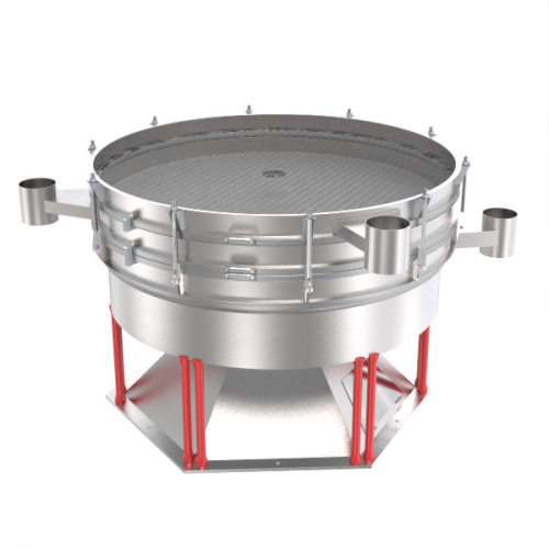 Circular sifter for fatty products and flours