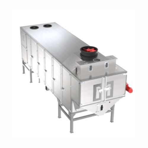 Cooling system for heat-treated products