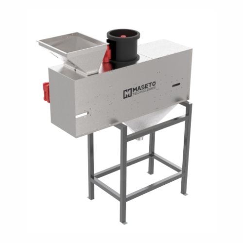 Nuts dust and impurity removal system