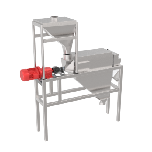 Almond hulling system for soft and semi-hard shells