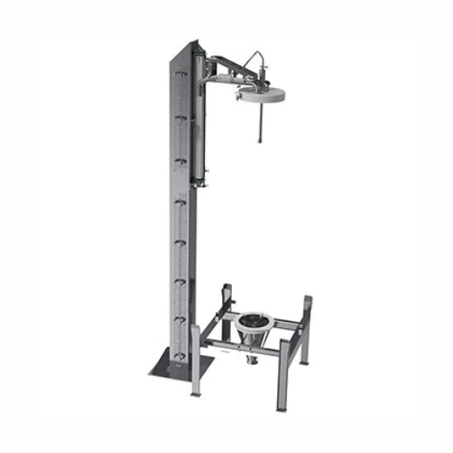 Ibc cleaning equipment for hygienic powder handling