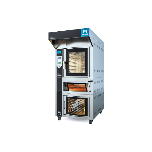 Industrial bakery oven with proofing cabinet
