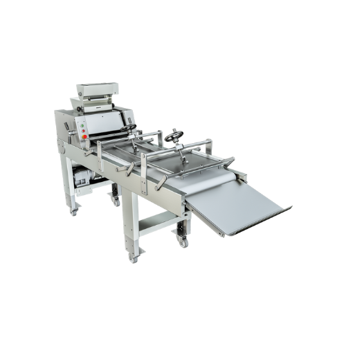 Industrial long moulder for bakery production