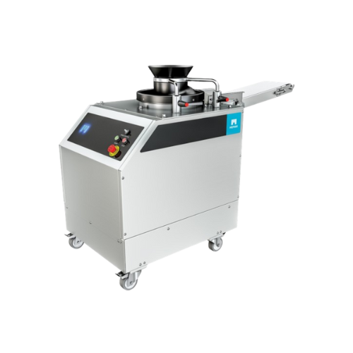 Conical dough rounder for bakeries