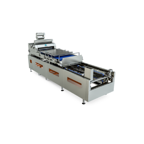Dough aligning system for bakery production