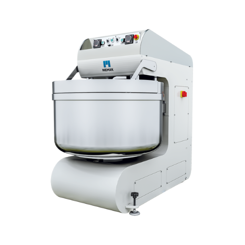 Fixed bowl spiral mixer for dough preparation