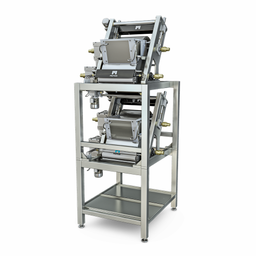 Nougat and cereal bar forming drum