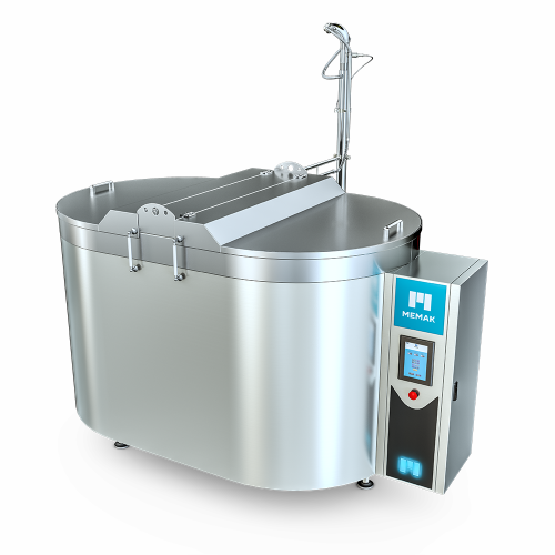 Industrial fat melting tank for bakery and chocolate production