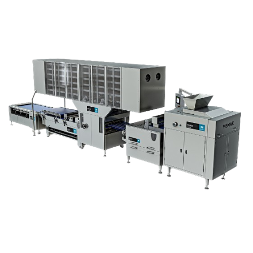 Dough divider for high-efficiency bakery production