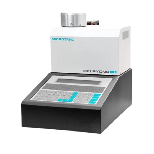 Gas pycnometer for precise density determination