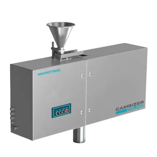 On-line particle size and shape analyzer for industrial processes