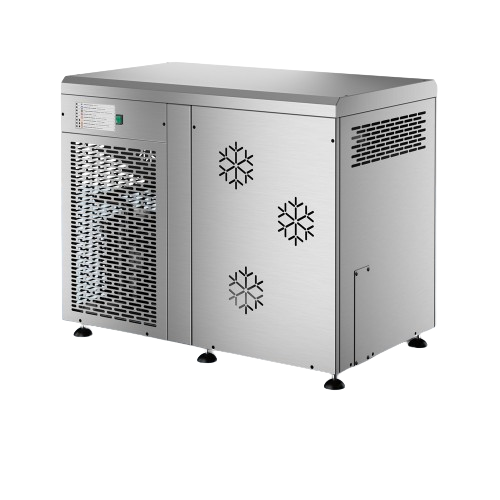 Flake ice maker for food processing applications