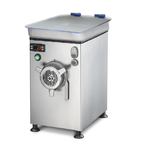 Refrigerated meat mincer for medium-scale production
