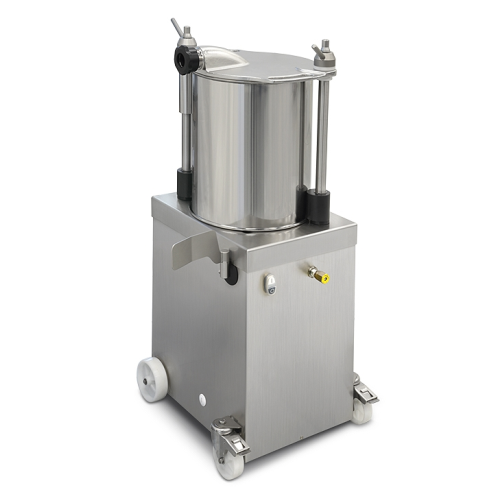 Upright stainless steel hydraulic sausage fillers