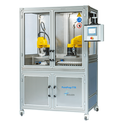 High-throughput tube transfer system for lab automation