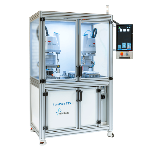 High-throughput tube transfer system for laboratory use